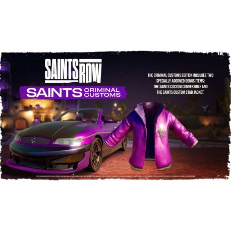 Igra Saints Row - Criminal Customs Edition (Xbox One & Xbox Series X)