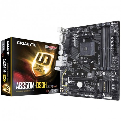 Matična plošča GIGABYTE GA-AB350M-DS3H AM4, microATX