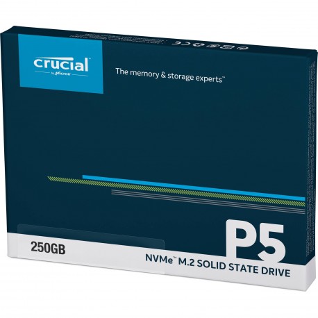 SSD disk Crucial P5 250GB 3D NAND NVM PCIe M.2 SSD, CT250P5SSD8