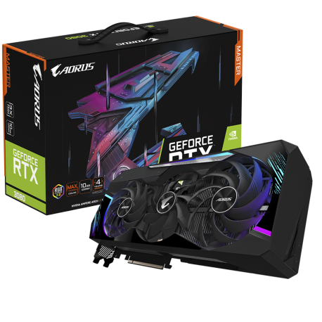 Grafična kartica GIGABYTE AORUS GeForce RTX 3080 MASTER 10GB, GV-N3080AORUS M-10
