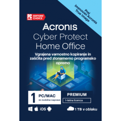 Acronis Cyber Protect Home Office Premium, 1 računalnik, 1TB Cloud, 1 letna
