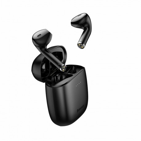 Slušalke ušesne brezžične Bluetooth Baseus W04 črne 7620070