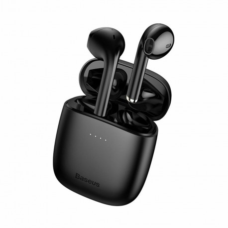 Slušalke ušesne brezžične Bluetooth Baseus W04 črne 7620070