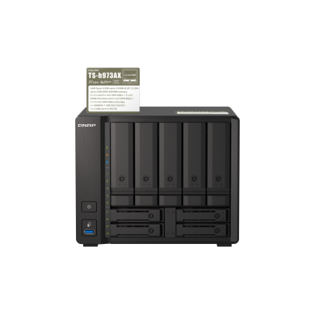 NAS strežnik QNAP TS-H973AX-8G za 9 diskov