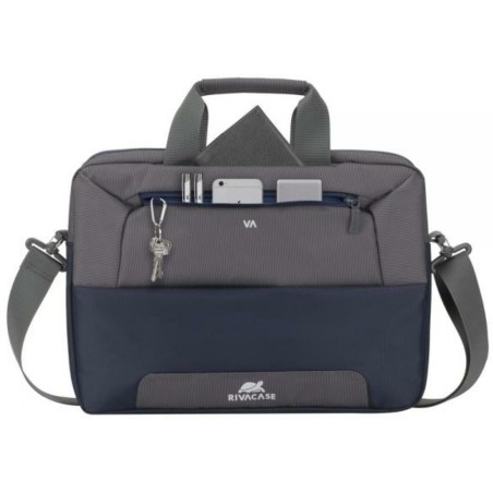 RIVACASE torbica 7727 za prenosnike do 14 inch  - sivo moder