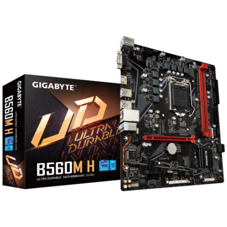 Matična plošča GIGABYTE B560M H, DDR4, LGA1200, mATX