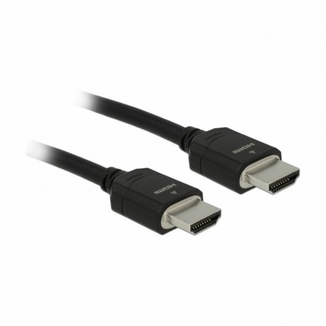 Kabel HDMI z mrežno povezavo 3m Delock črn High Speed Ultra HD 8K