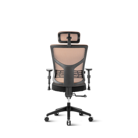 Ergonomski stol Ergovision Essent, oranžno/črn