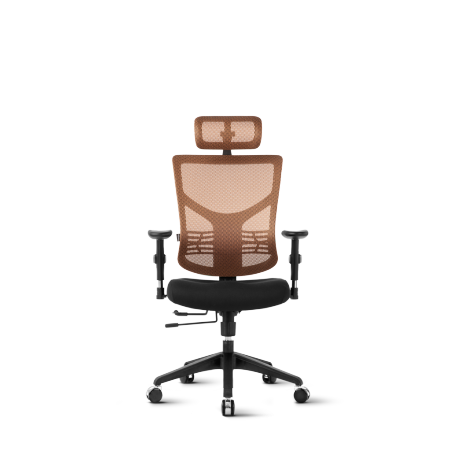 Pisarniški stol Ergovision Essent, oranžno/črn