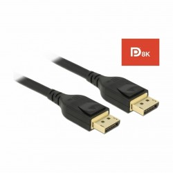 Kabel DisplayPort 3m 8K 60Hz Delock črn