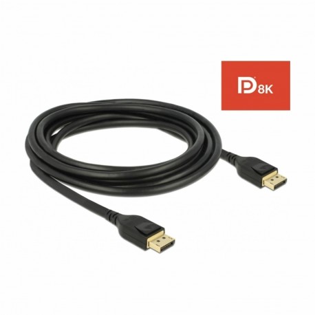 Kabel DisplayPort 3m 8K 60Hz Delock črn