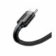 Kabel USB A-C 0,5m 3A Cafule siv+črn Baseus 8519267