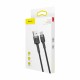 Kabel USB A-C 1m 3A Cafule siv+črn Baseus 8519269