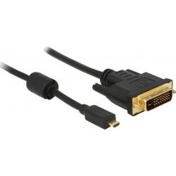 HDMI Kabel Delock Mini C -> DVI(24+1) St/St 2.00m