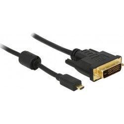 HDMI Kabel Delock Mini C -> DVI(24+1) St/St 1.00m