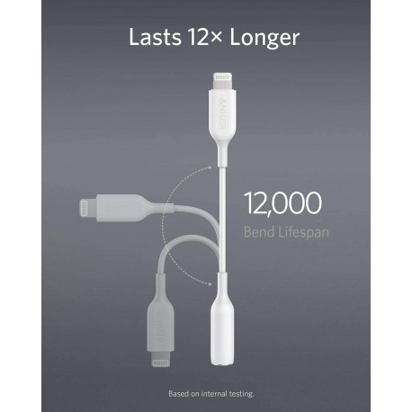 Anker 3.5mm Avdio Adapter na Lightning črn