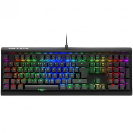 Tipkovnica SHARKOON SKILLER SGK60 RGB Kailh BOX White, mehanska