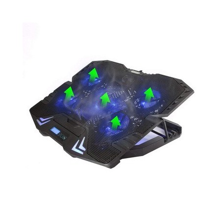 Hladilno stojalo za prenosnik do 17.3, 5x tih ventilator, 2x USB, Ewent EW1259