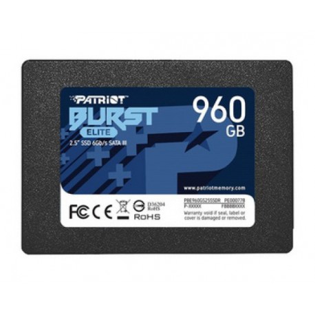 SSD disk 960GB SATA3 Patriot Burst, PBE960GS25SSDR
