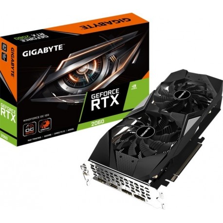 Grafična kartica GIGABYTE GeForce RTX 2060 WINDFORCE OC 12GB, GV-N2060WF2OC-12GD