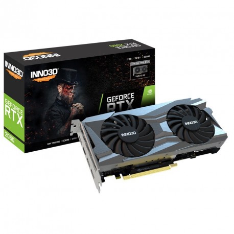 Grafična kartica INNO3D TWIN X2 GeForce RTX 2060 OC 12GB, N20602-12D6X-1713VA32R