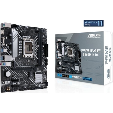 Matična plošča ASUS PRIME B660M-K D4, DDR4, LGA1700, mATX