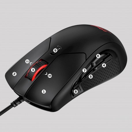 Miška Miška HP HyperX PULSEFIRE Raid, RGB