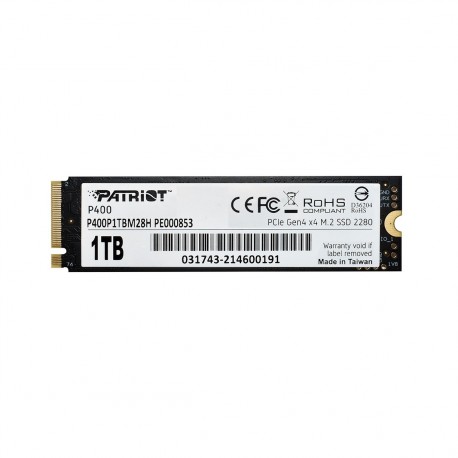 SSD disk 1TB NVMe M.2 Patriot P400, P400P1TBM28H
