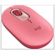 Miška Logitech POP z EMOJI, Bluetooth, roza