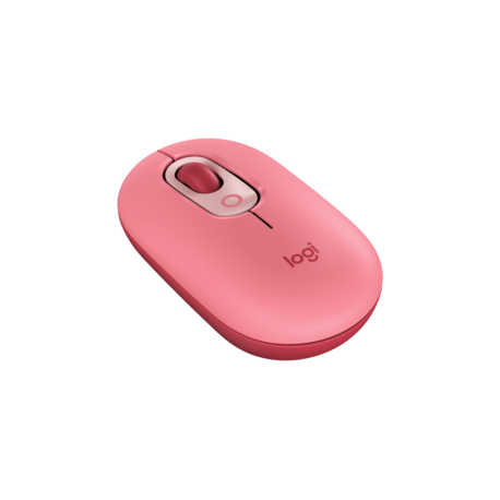 Miška Logitech POP z EMOJI, Bluetooth, roza