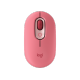 Miška Logitech POP z EMOJI, Bluetooth, roza