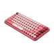 Tipkovnica Logitech POP Keys z EMOJI, mehanska, roza