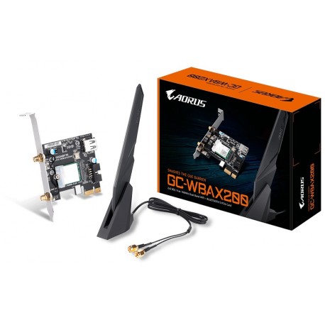 GIGABYTE WBAX200 2x2 802.11ax Dual Band WIFI + BLUETOOTH 5.1 PCI-E kartica