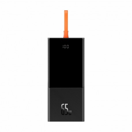 Napajalnik mobilni Baseus Power Bank 20.000, 65W, PD, QC3, SCP, vgrajen Tip C