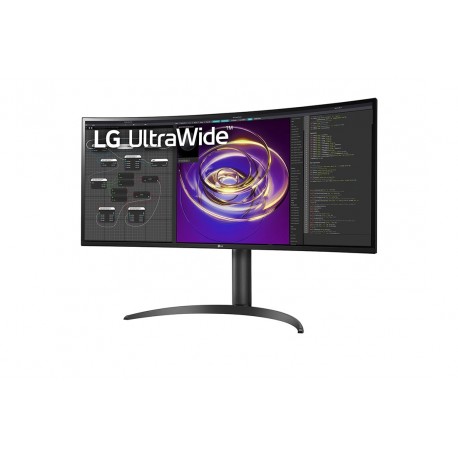 Monitor LG 34WP85C-B, ukrivljen