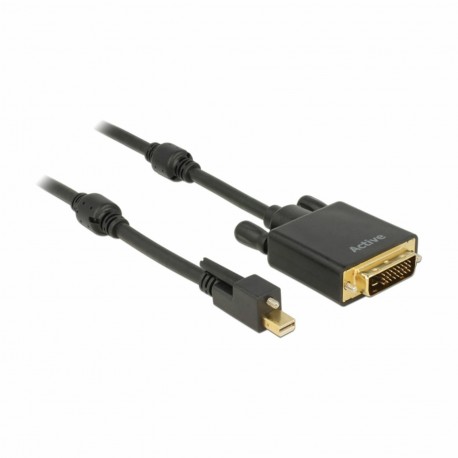 Kabel DisplayPort mini - DVI kabel 2m aktivni 4K vgradni Delock