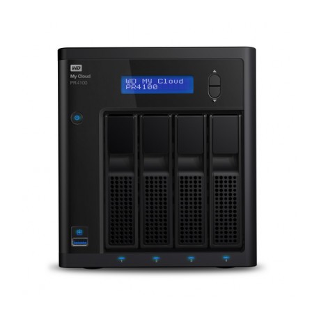 WD My Cloud Pro PR4100 Case 4Bay NAS, WDBNFA0000NBK-EESN
