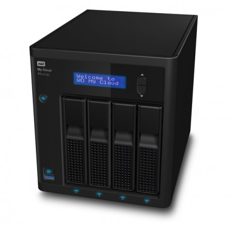 WD My Cloud Pro PR4100 Case 4Bay NAS, WDBNFA0000NBK-EESN