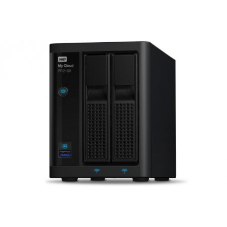 WD My Cloud Pro PR2100 Case 2Bay NAS, WDBBCL0000NBK-EESN