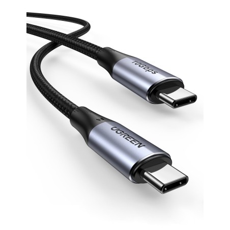 Kabel UGREEN UGRTI-80150 USB-C 3.1 M/M Gen2, 100W, 1m, črn