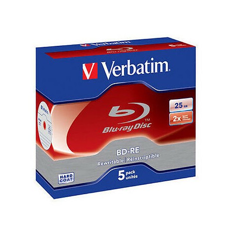 Mediji BluRay 25GB BD-R 2x Verbatim Jewell-5 (43615)