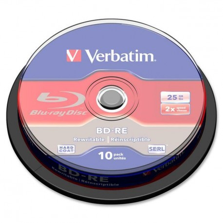 Mediji Blu-Ray Verbatim 25GB BD-RE 2x Spindle-10 (43694)
