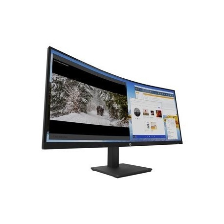 Monitor HP M34d, ukrivljen