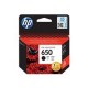 Črnilo HP 650 ink cartridge black standard capacity 360 pages 1-pack