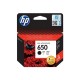 Črnilo HP 650 ink cartridge black standard capacity 360 pages 1-pack