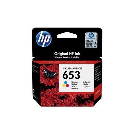 Črnilo HP 653 Tri-color Original Ink Advantage Cartridge