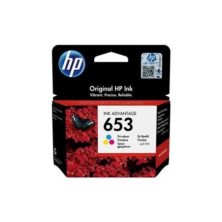 Črnilo HP 653 Tri-color Original Ink Advantage Cartridge
