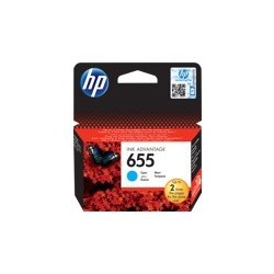 Črnilo HP 655 ink cartridge cyan standard capacity 600 pages 1-pack