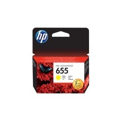 Črnilo HP 655 ink cartridge yellow standard capacity 600 pages 1-pack