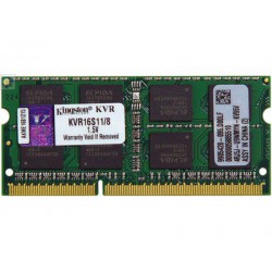 Pomnilnik za prenosnik DDR3 8GB 1600MHz 1.5V Kingston (KVR16S11/8)